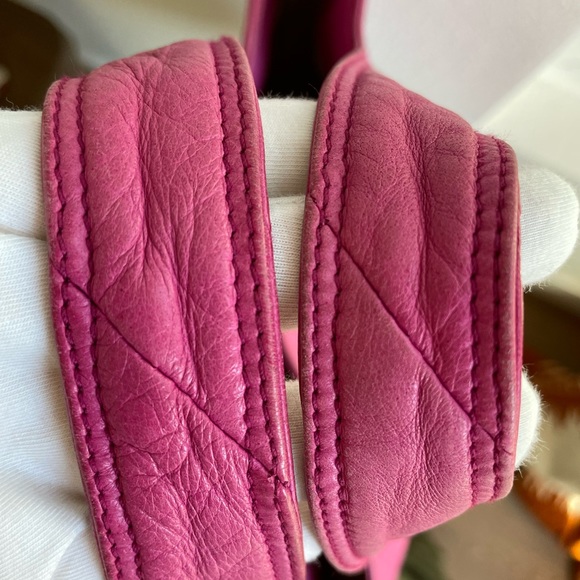 Bottega Veneta Intrecciato Hot Pink Buttery Soft Leather Tote Bag - Picture 11 of 15